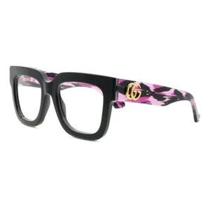 NEW GUCCI SQUARE EYEGLASSES GUCCI BLACK CLEAR EYEWEAR